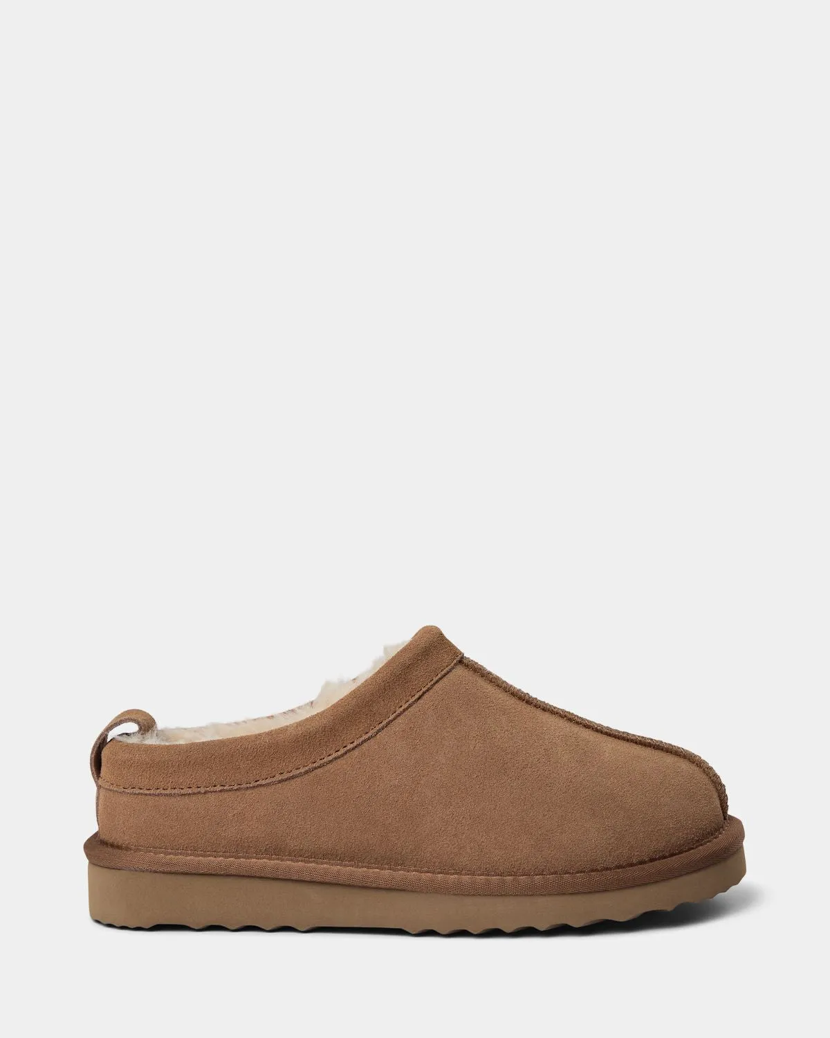 ADELENASY TEDDY SHOE - Dark sand