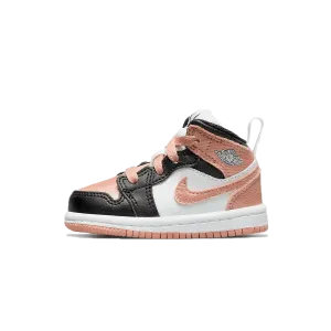 Air Jordan 1 Mid TD 'White Light Madder Root'