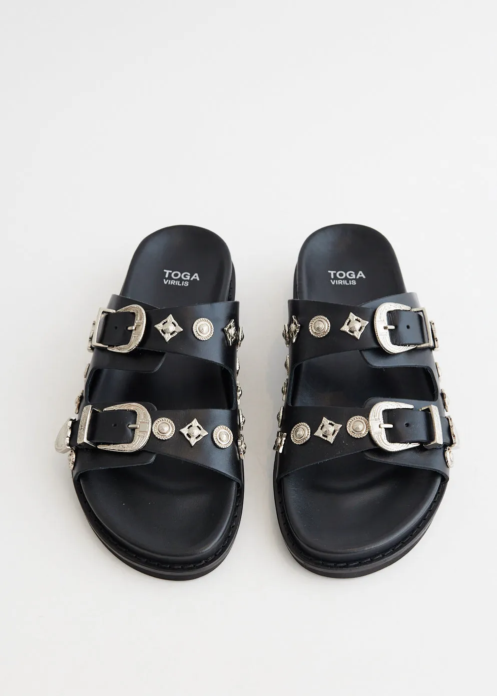 AJ380 Embellished Sandals