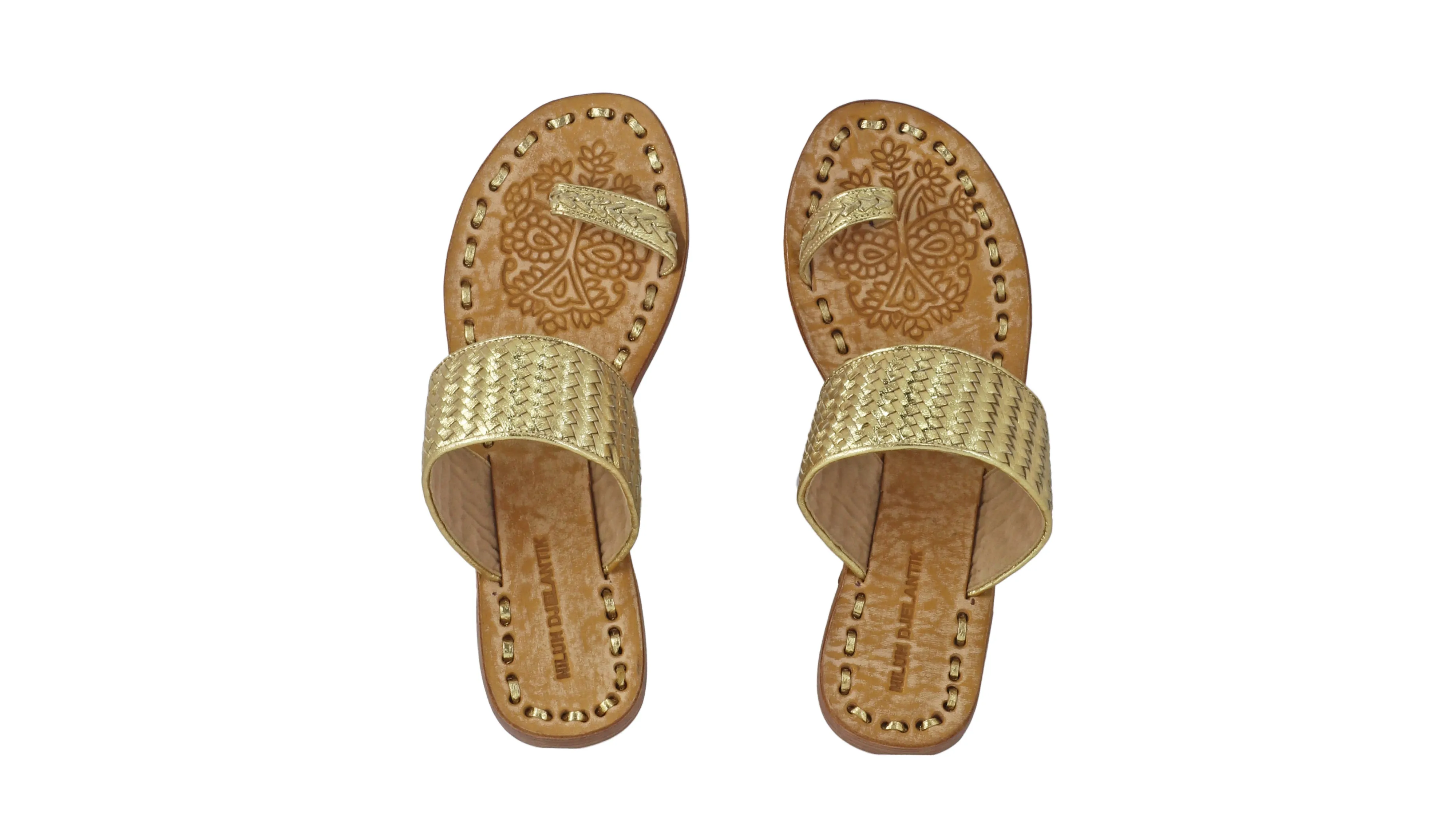 Arini 20mm Flat Woven -  Gold