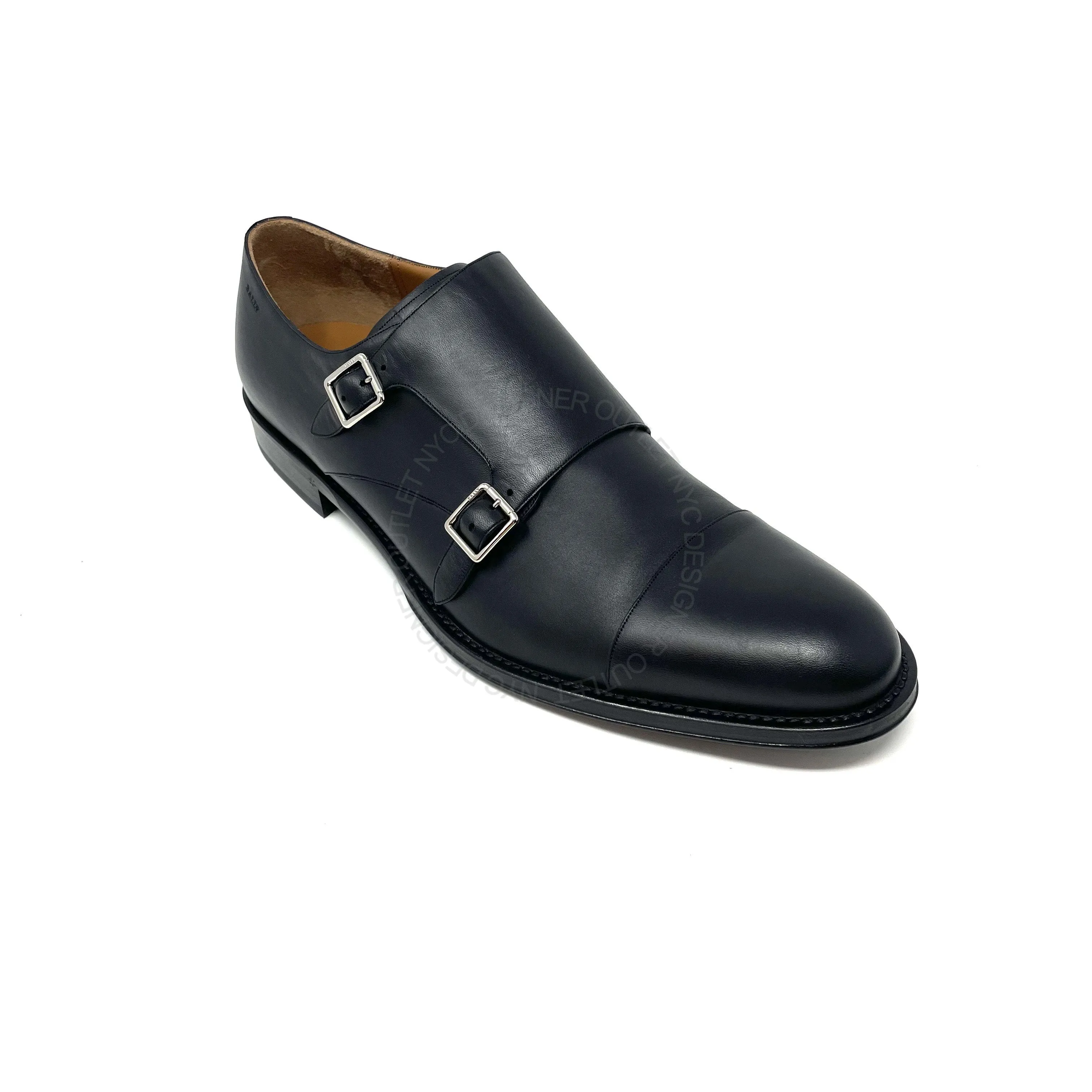 Bally Mens Double Monk-Strap Shoe