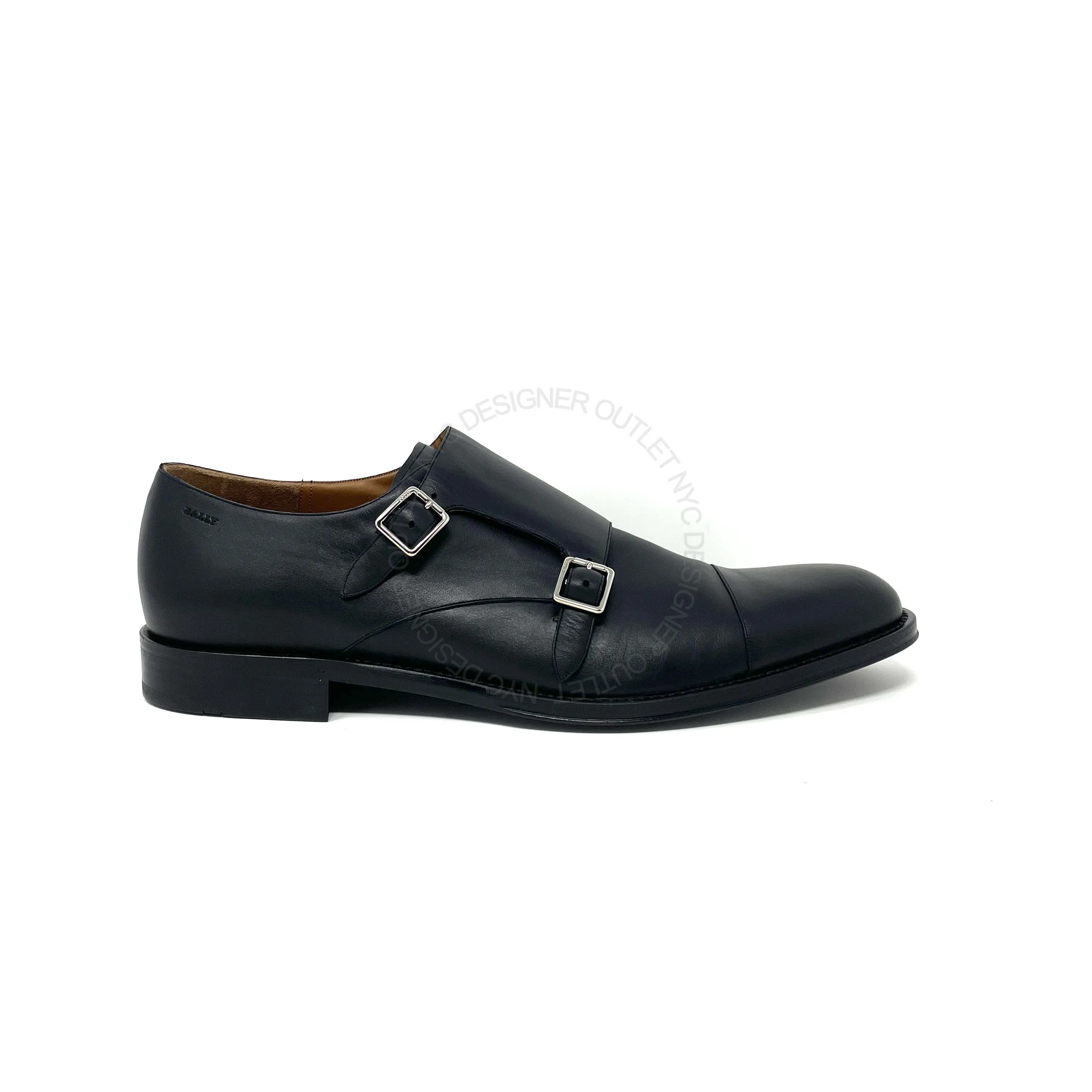 Bally Mens Double Monk-Strap Shoe