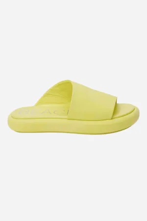 Beach by Matisse Lotus Platform Slide in Lime