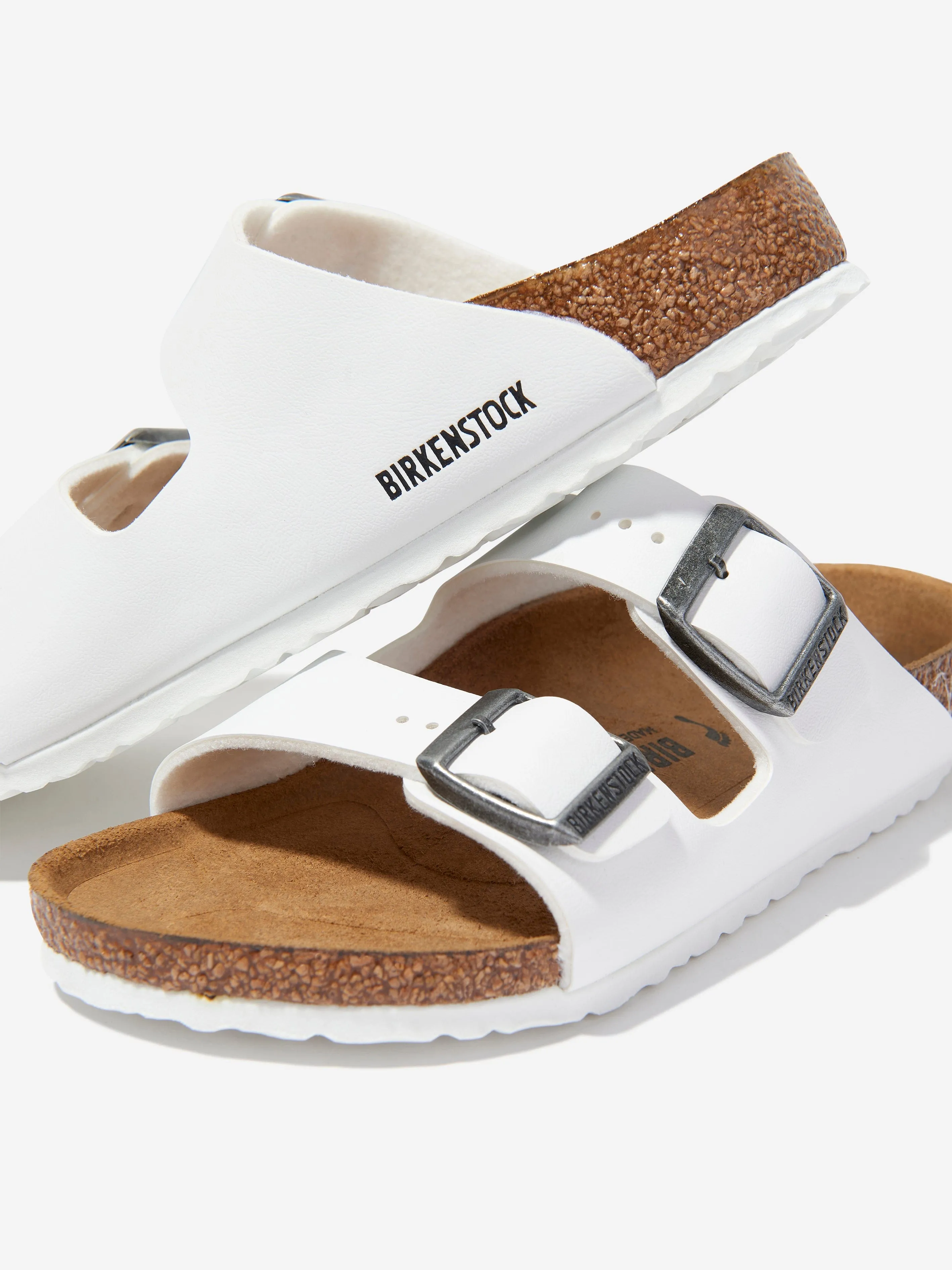 BIRKENSTOCK Kids Arizona Sandals in White