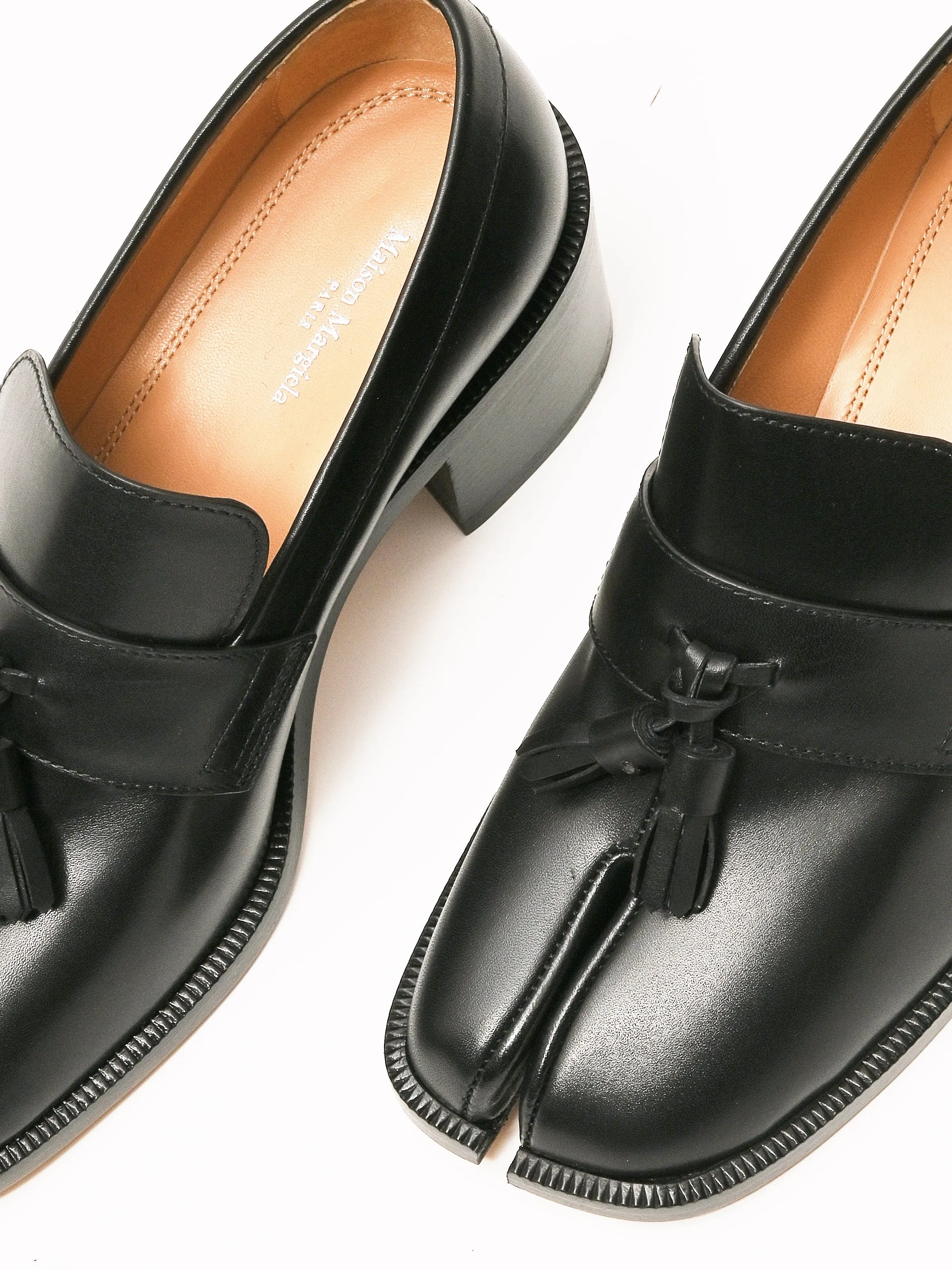 Black Tabi Tassel Loafer