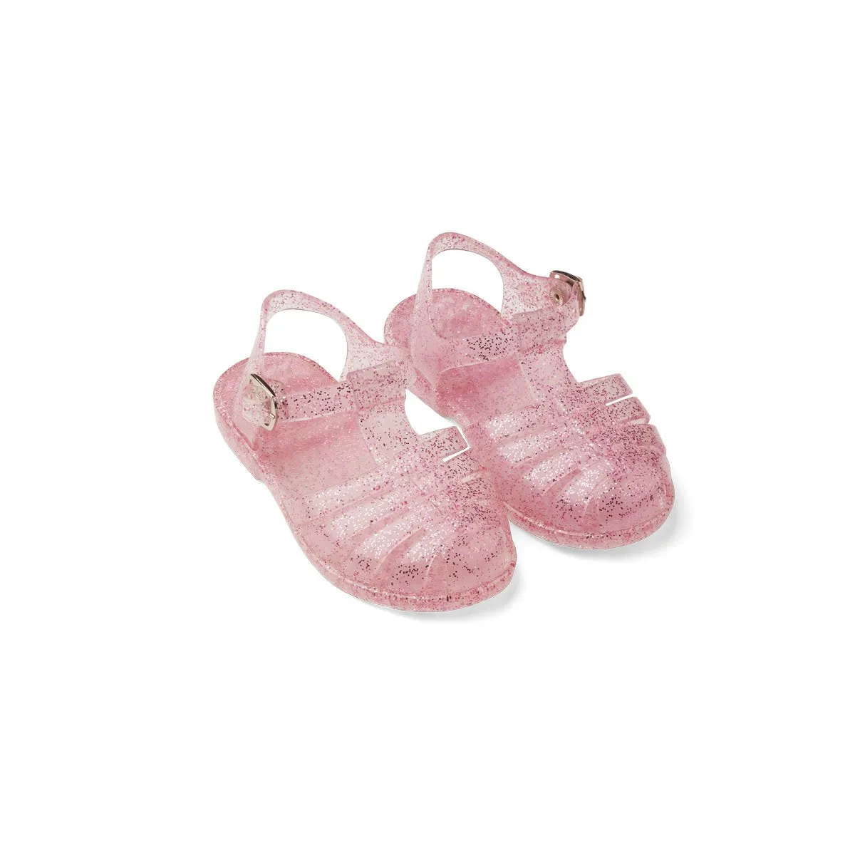 Bre Beach Sandals - Glitter rose