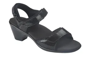 Camille - Black 2" Heel Sandals