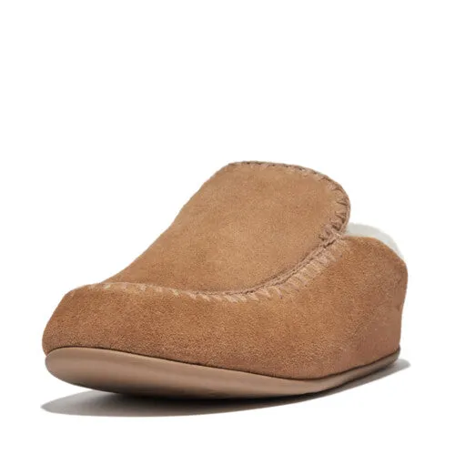 Chrissie II Suede Slipper in Desert Tan