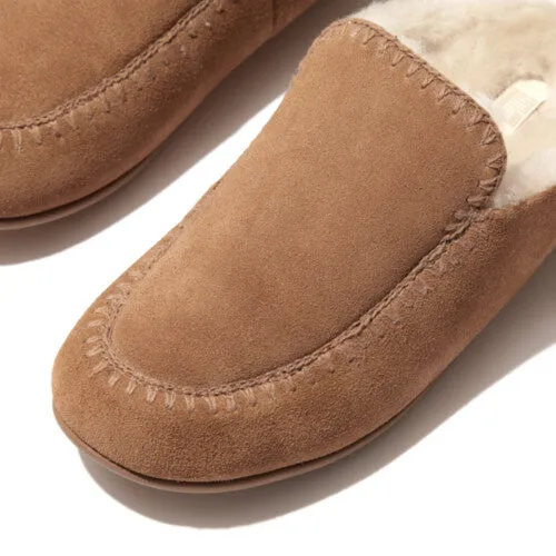 Chrissie II Suede Slipper in Desert Tan