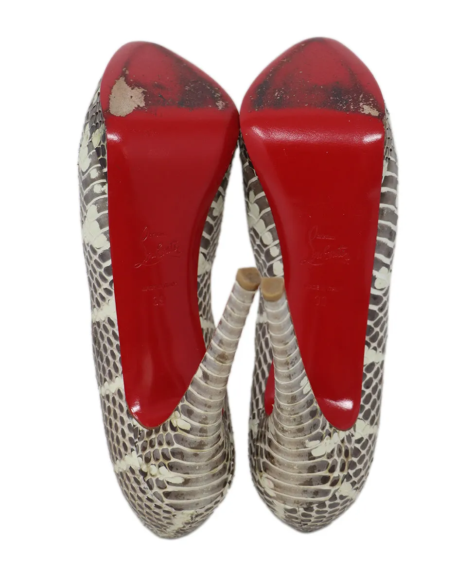 Christian Louboutin Python Heels sz 9