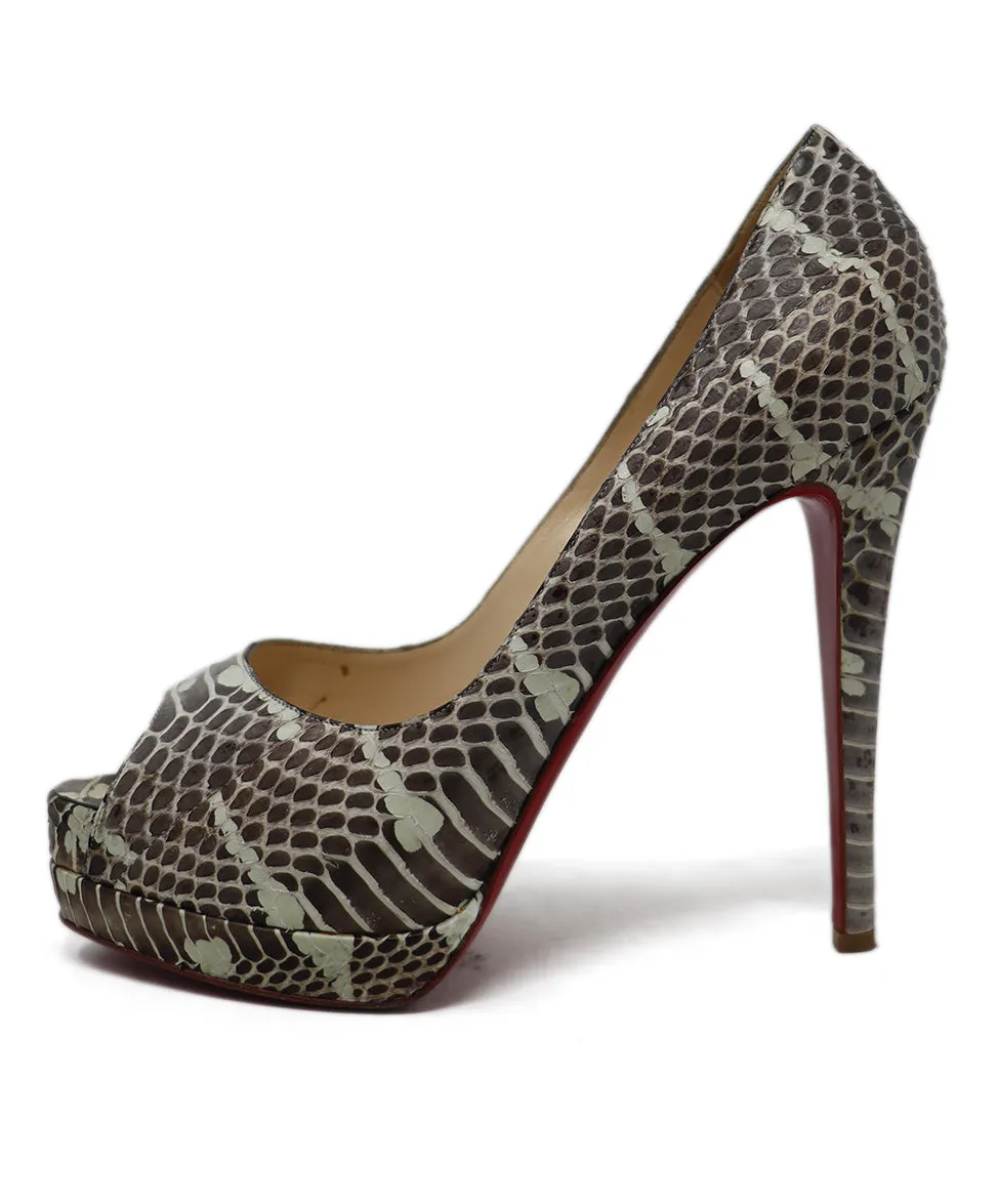 Christian Louboutin Python Heels sz 9