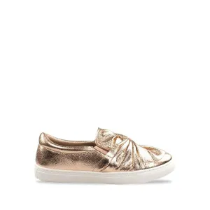 Claudia Flat Knot Metallic Pump