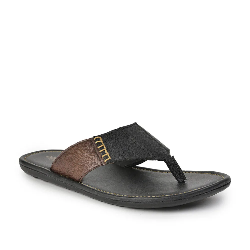 Coolers By Liberty AVN-13 Casual Black Slippers For Men