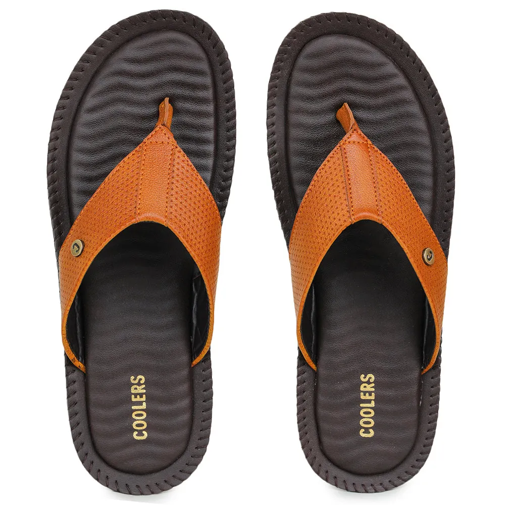 Coolers By Liberty AVN-29 Casual Tan Slippers For Men