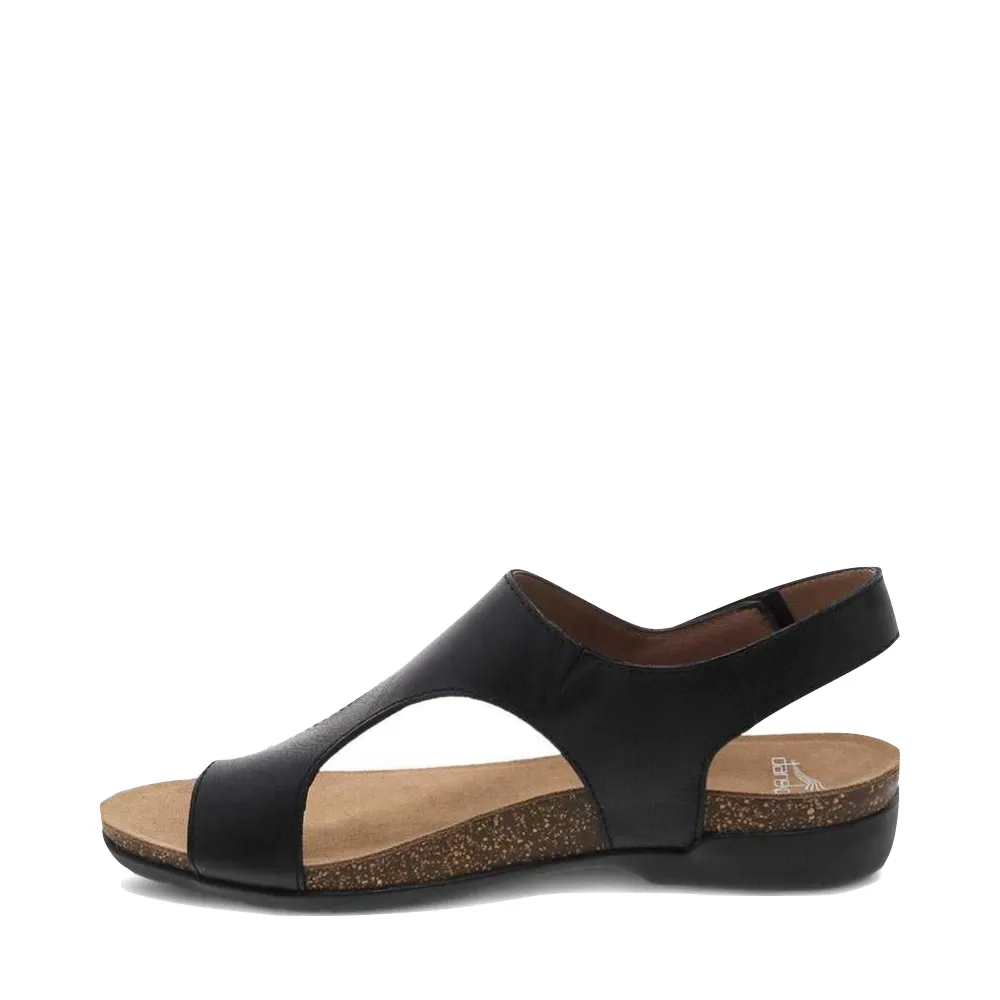 Dansko Women's Reece Thong Sandal in Black