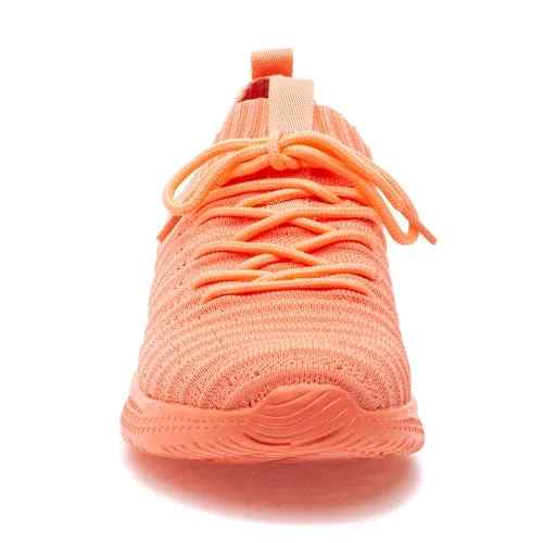 Dyann Knit Sneakers - Orange Knit