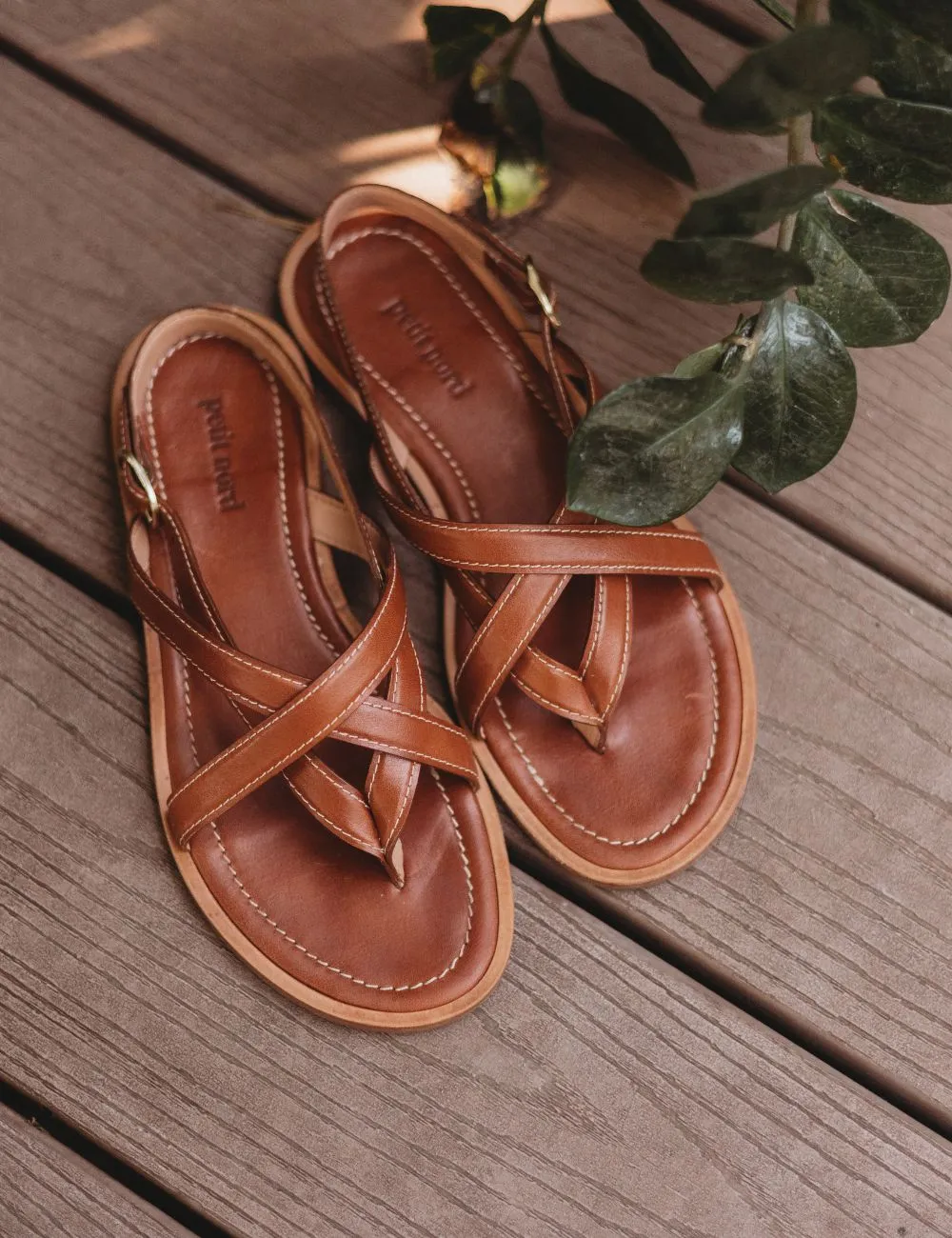 Ella Sandal - Cognac