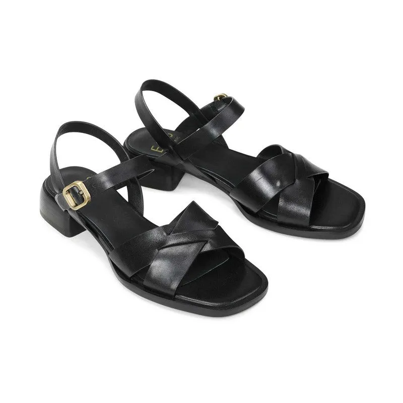 Eos Tega Black Sandal