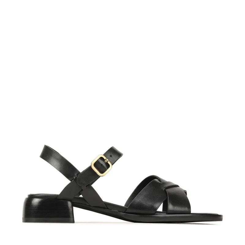 Eos Tega Black Sandal