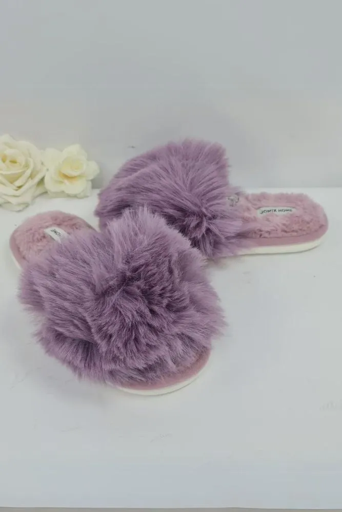 Faux Fur Fluffy Slipper