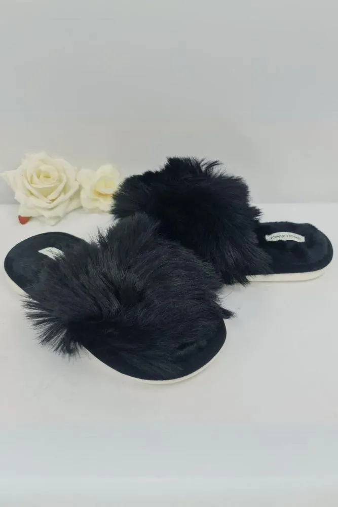 Faux Fur Fluffy Slipper