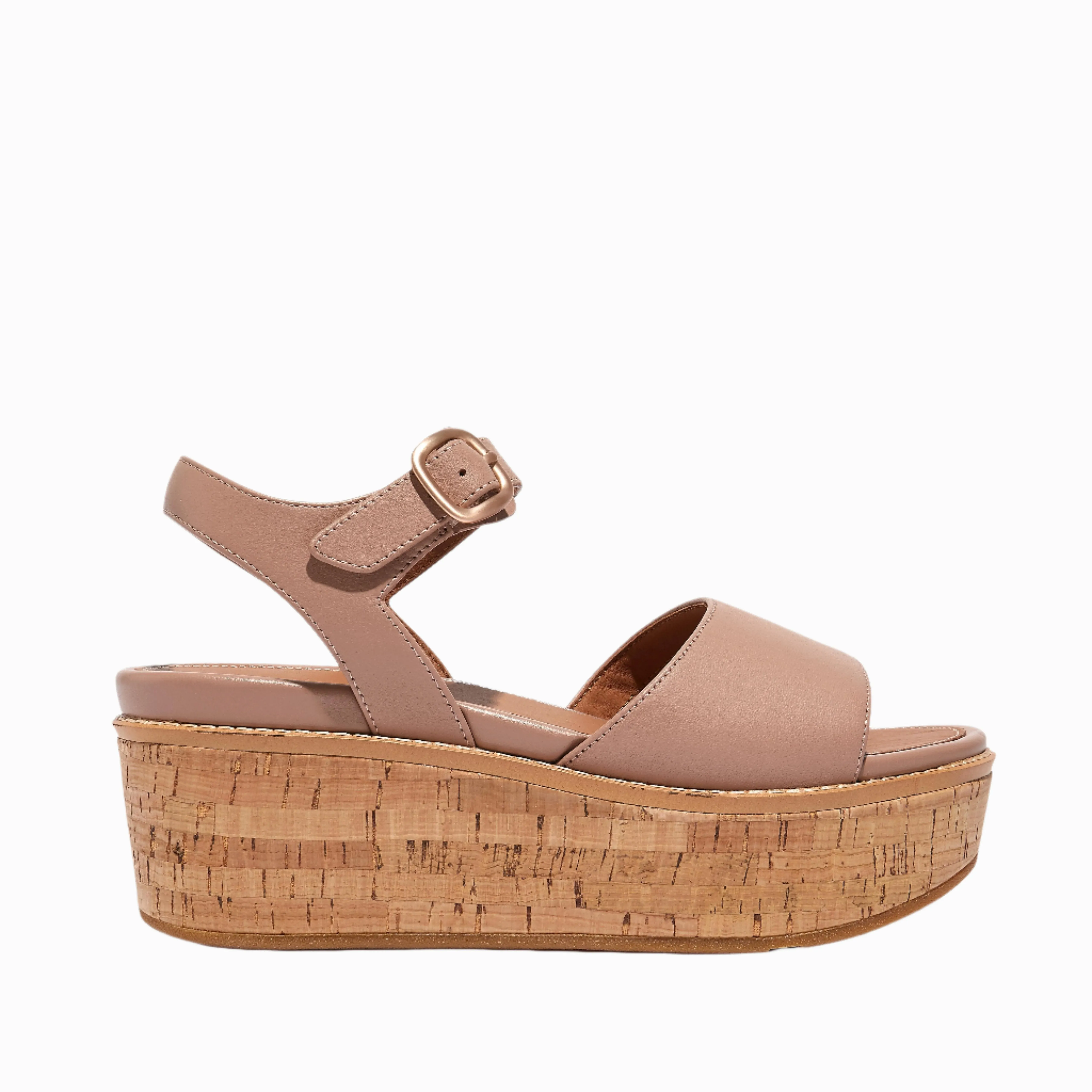 FitFlop Eloise Cork Leather Women's Sandals | Beige