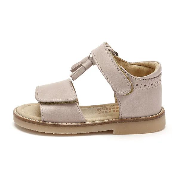 Flo Tassel Kids Sandal Mink Leather