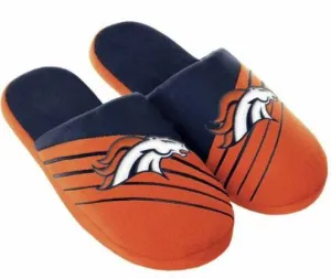 FOCO Men's NFL Denver Broncos Big Logo Slipper