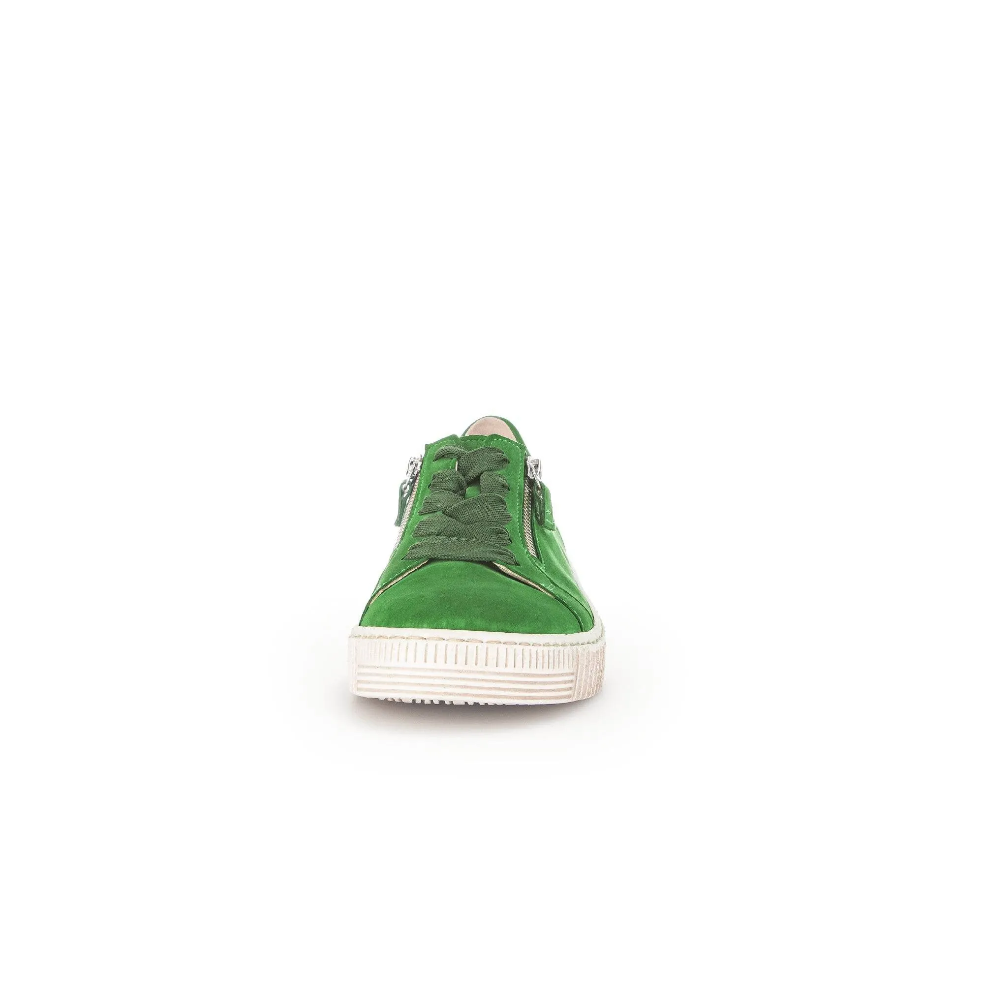 Gabor 43.334.19 Wisdom Ladies Green Suede Lace Up Trainers