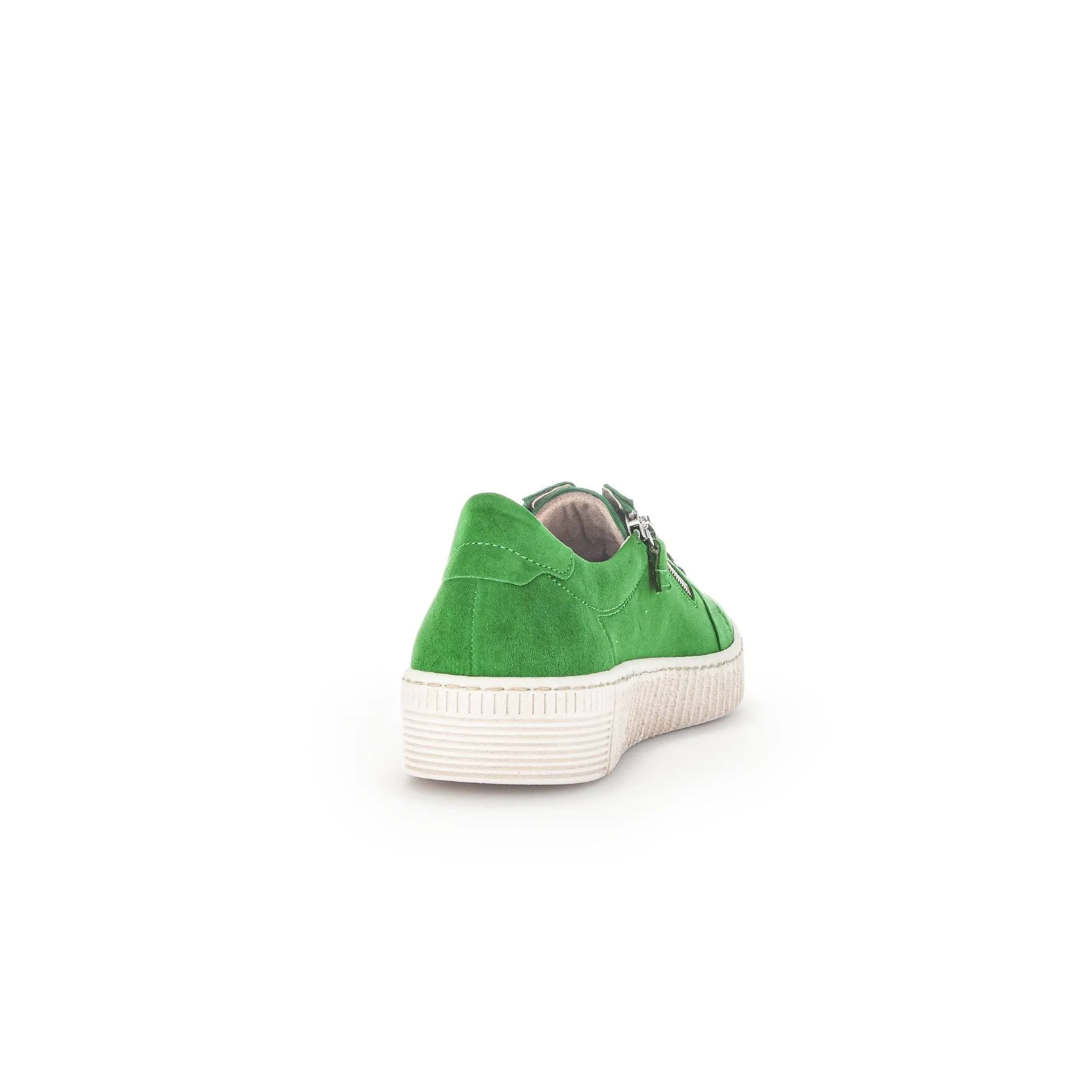 Gabor 43.334.19 Wisdom Ladies Green Suede Lace Up Trainers