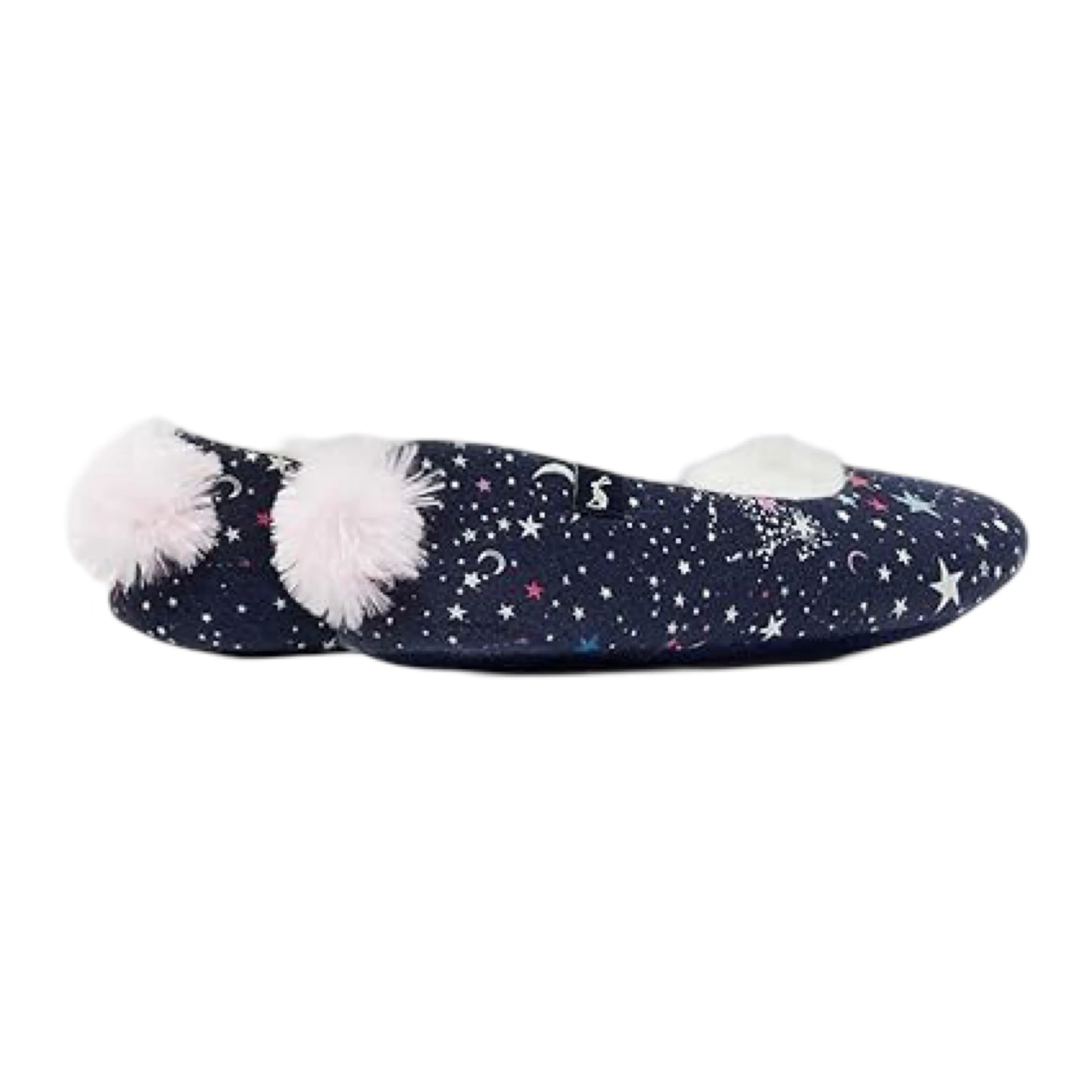 Girl's Blue Star Slippers