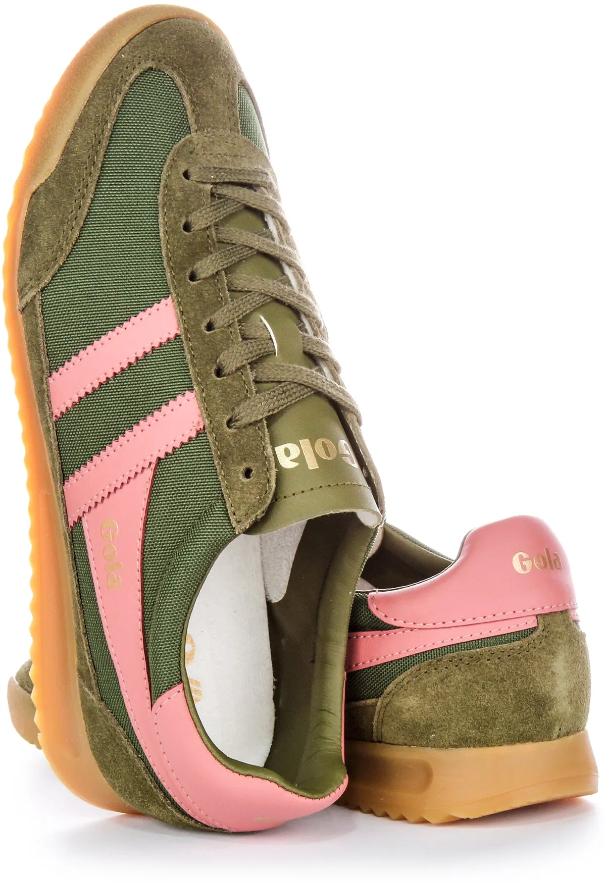 Gola Classics Tornado In Green Pink For Women