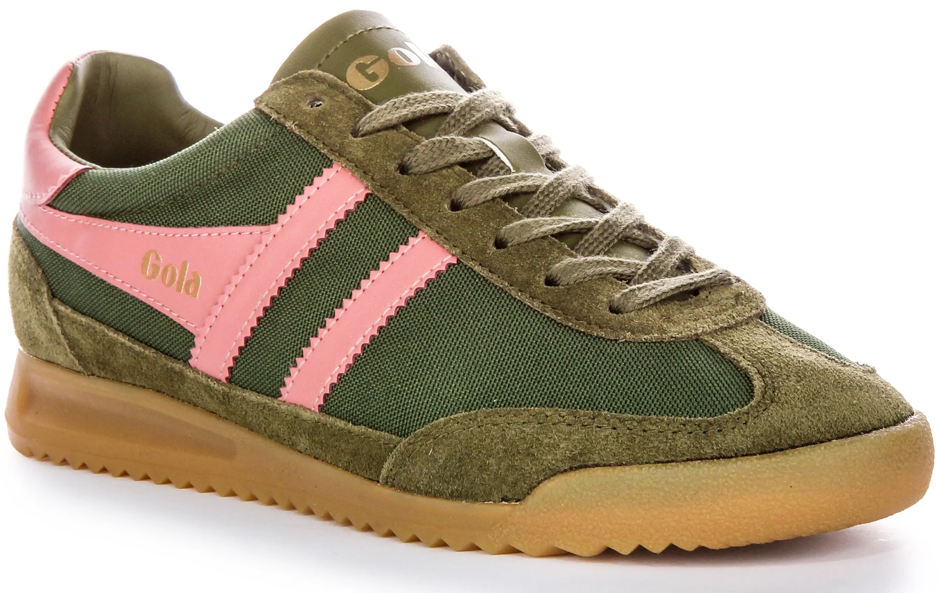 Gola Classics Tornado In Green Pink For Women