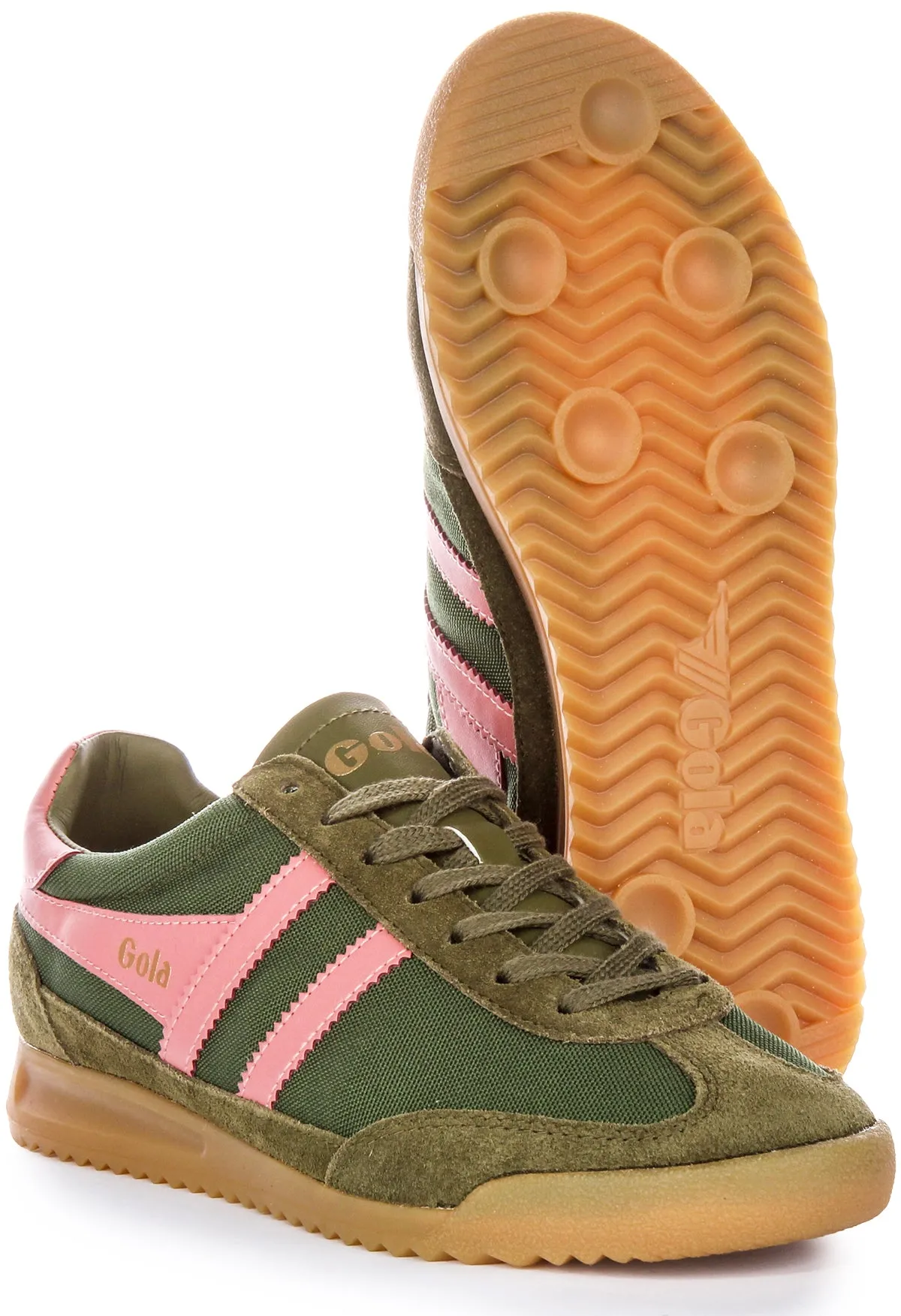 Gola Classics Tornado In Green Pink For Women