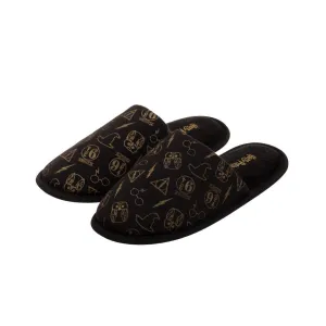 HARRY POTTER ALL-OVER PRINT SCUFF ADULT SLIPPERS