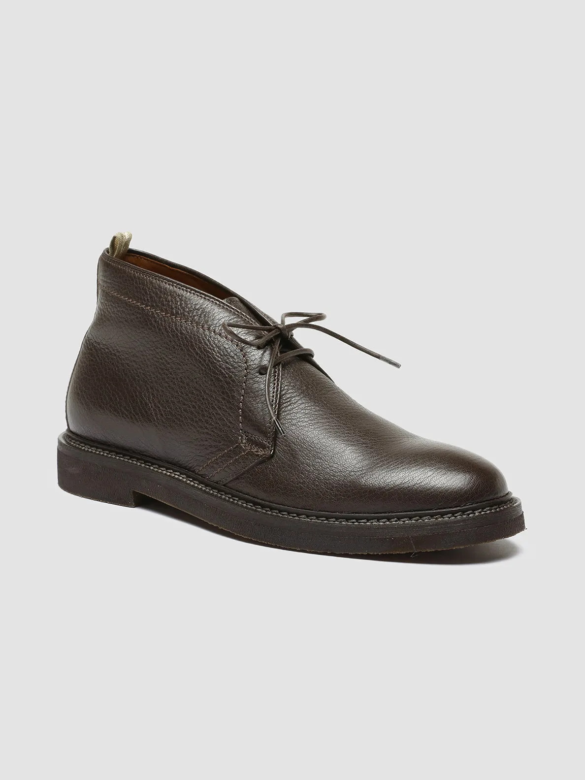 HOPKINS FLEXI 202 - Brown Leather Chukka Boots