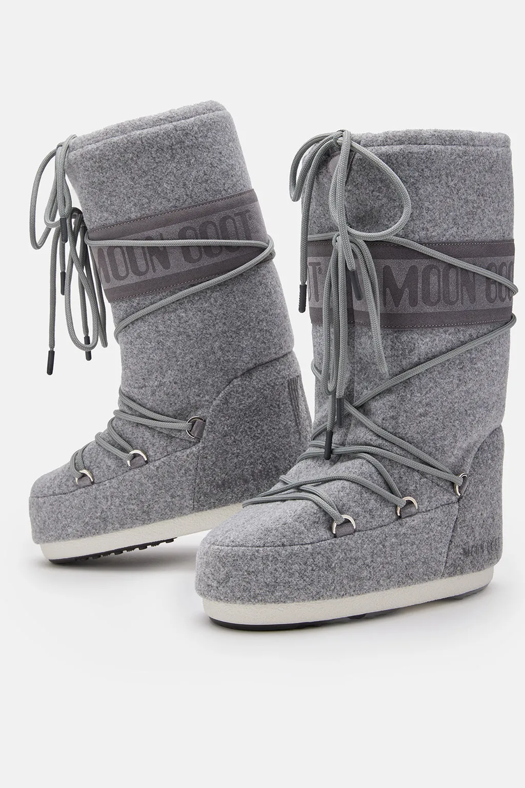 ICON GREY FELT BOOTS