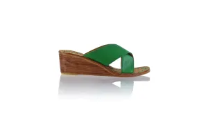 Ines 50mm Wedge - Forest Green