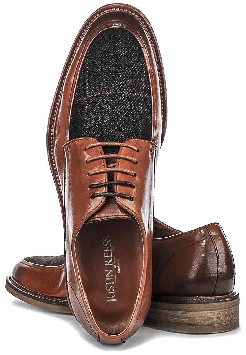 Justinreess England Francis In Brown Blue For Men