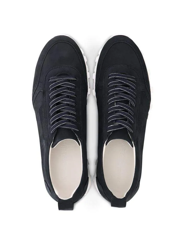 Kennel and Schmenger T Ocean Navy and White Soft Nubuck Trainer 51-26400-659-001