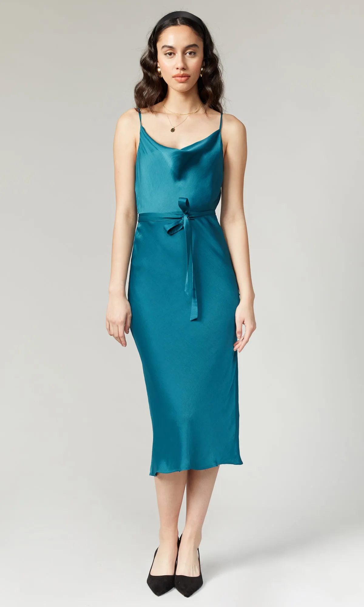 Keva Cowl Neck Slip Dress - FINAL SALE