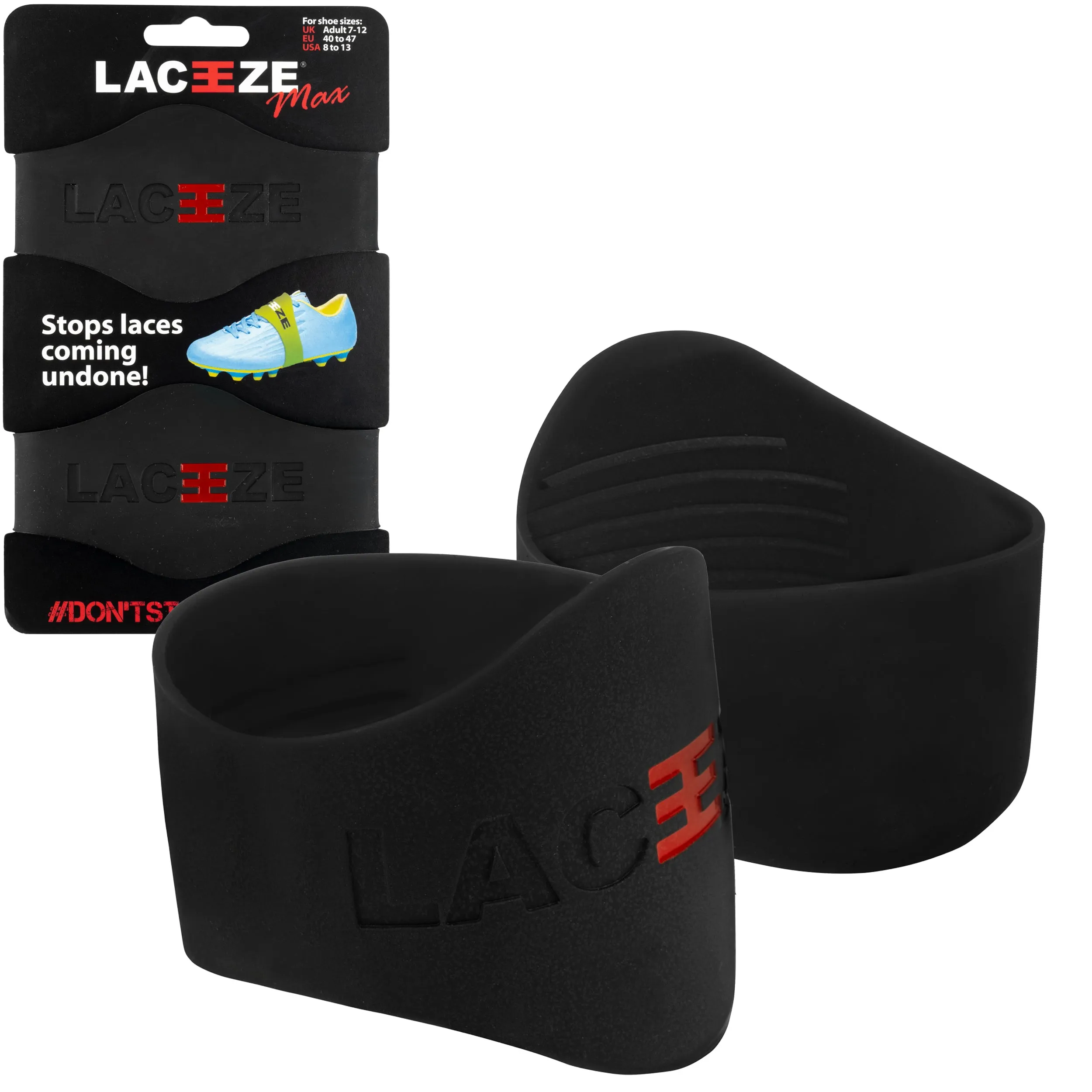 Laceeze Noir Max Size Bands Size 8 onwards