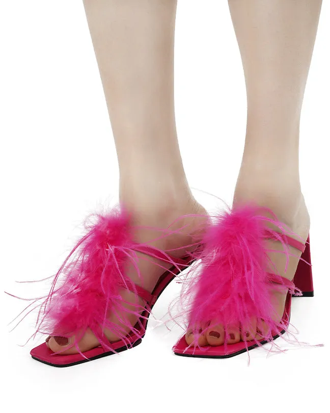 Layla Feather Sandals