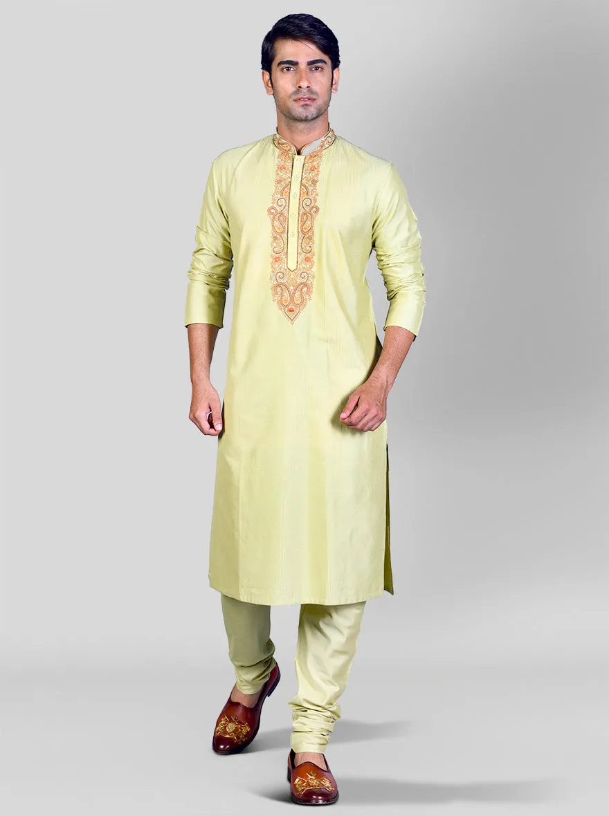 Light Green Kurta Set | Azania