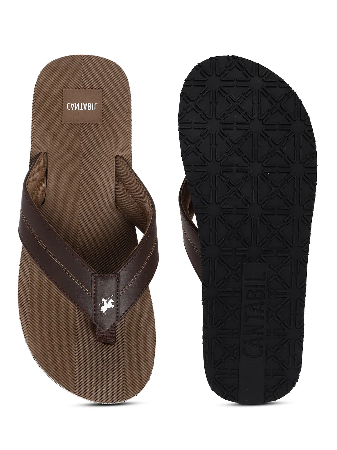 Men Brown Slipper