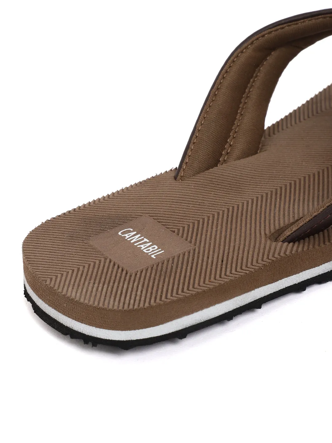 Men Brown Slipper