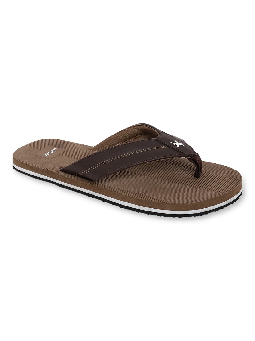 Men Brown Slipper