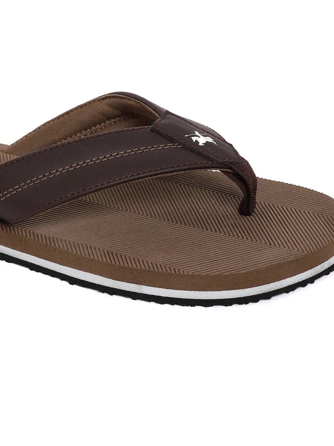 Men Brown Slipper