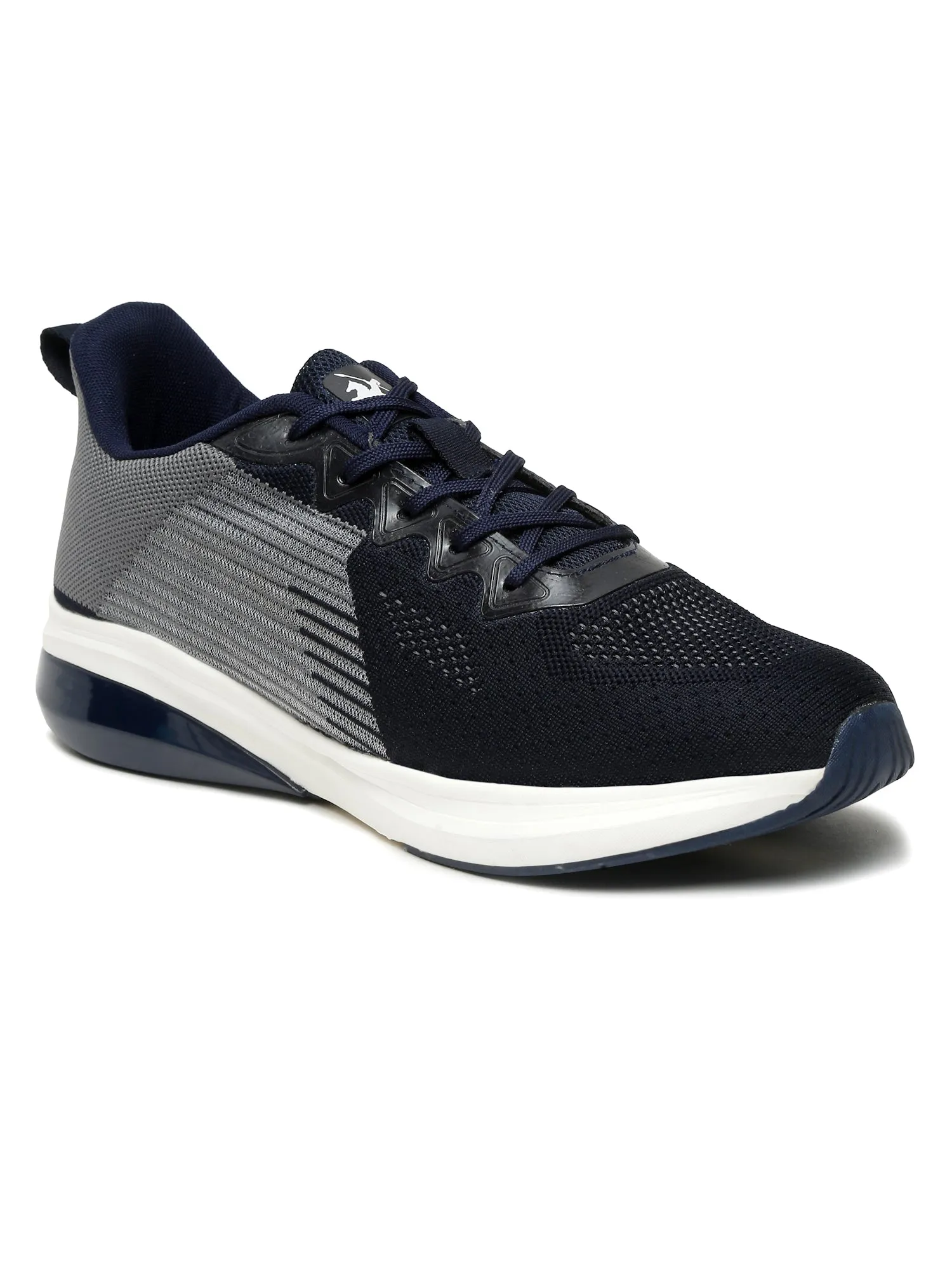 Men Lace-Up Navy Blue Casual Shoes