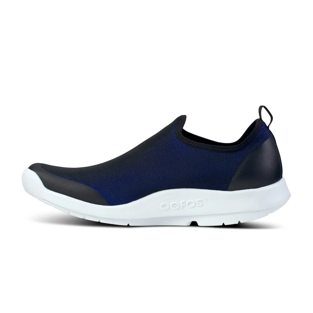 Oofos Men's OOmg Sport Low - White & Navy